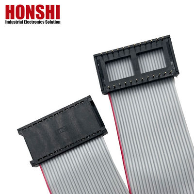 IDC Erkek Bağlantı 6 8 10 12 14 16 18 26 40 Pin 2.54mm Pitch Dip Flat Ribbon Kablo