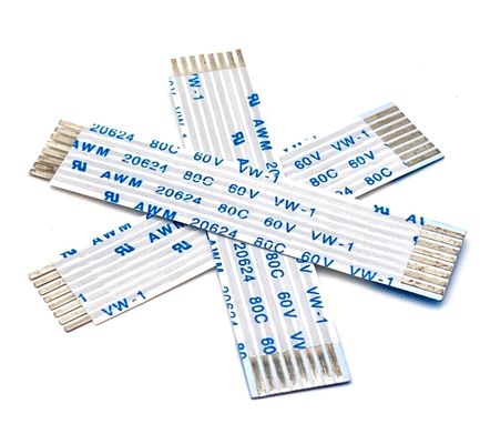 Özel Flat FFC Ribbon Kablosu UL20624 80c 60v 40 Pin FPC Kablosu Otomobil için