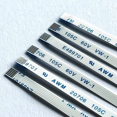Özel Flat FFC Ribbon Kablosu UL20624 80c 60v 40 Pin FPC Kablosu Otomobil için