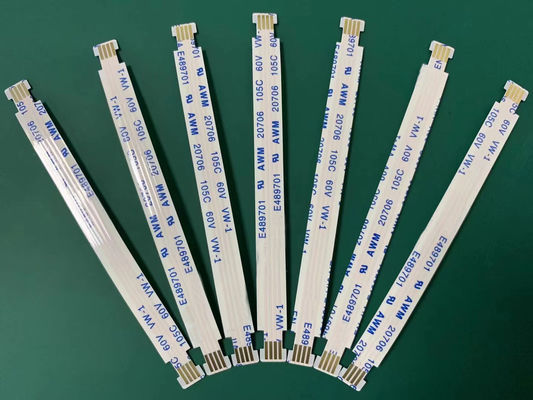 OEM ODM Flat FFC Ribbon Kablo Özel Awm 20706 6 / 50 Pin FPC FFC Kablo