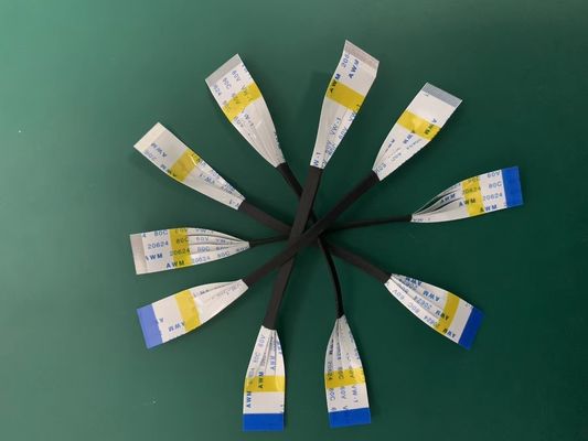 OEM ODM Flat FFC Ribbon Kablo Özel Awm 20706 6 / 50 Pin FPC FFC Kablo