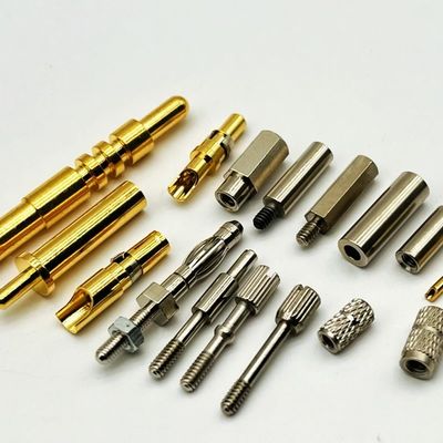Yüksek Güçlü Bobin Paketi 3A 12V Altın Kaplama SMT Pogo Pin 3mm Yükseklik 2.5mm Çap