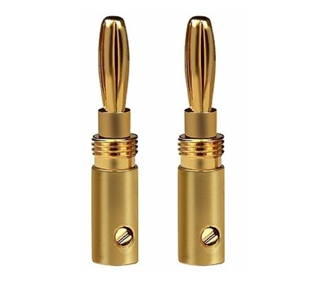 Muz Kurşun Plug Bağlayıcısı 2.5mm 3.0mm 3.5mm 4.0mm 4.5mm 5.0mm İşlenmiş Pinlerle