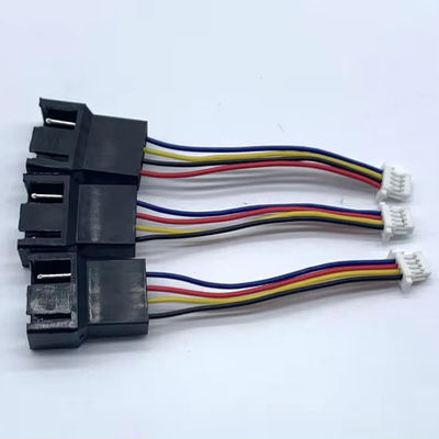 Özel JST SM2.5 4 Pin To JST SH1.0 4 Pin Kaynak Harness With Tin Plated Conductor