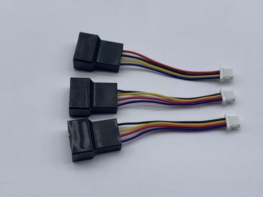 Özel JST SM2.5 4 Pin To JST SH1.0 4 Pin Kaynak Harness With Tin Plated Conductor