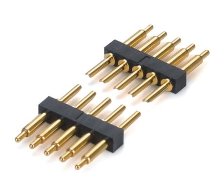2.0mm Pitch H2.5mm Erkek Pogo Pin Bağlayıcısı PCB Çift Satır 20pin Düz Dip için