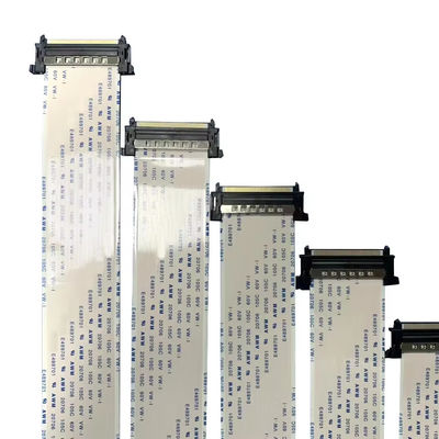 Altın Kaplama Bakır Flat Flex Lvds Kablolu Hava Yastığı Vw 41pin Özel 20cm FFC Kablolar