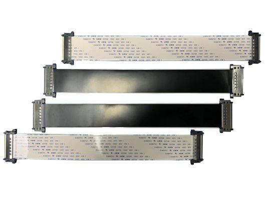 Altın Kaplama Bakır Flat Flex Lvds Kablolu Hava Yastığı Vw 41pin Özel 20cm FFC Kablolar