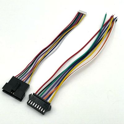 Özelleştirilebilir JST SM2.5 8 Pin Bağlantısı Elektrikli Tel Harness Montaj ul1007 24awg