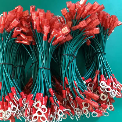 PVC ceket malzemesiyle yuvarlak halka terminal teller özelleştirilmiş tel kemeri