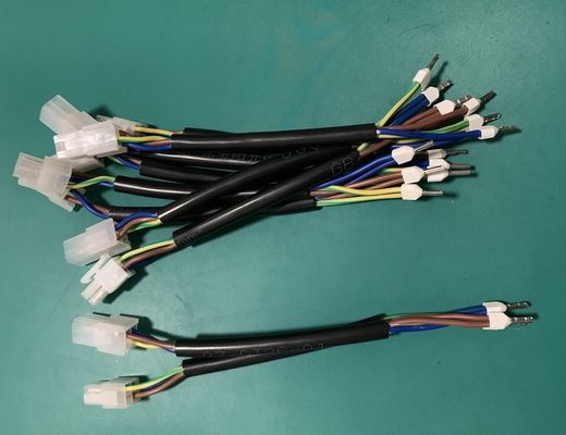 PVC ceket malzemesiyle yuvarlak halka terminal teller özelleştirilmiş tel kemeri