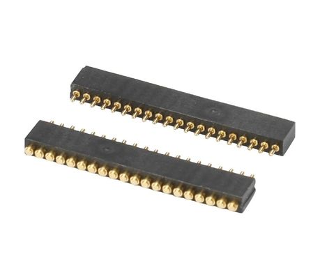 1.27mm H3.8mm Pogo Pin Connector Brass C6801 Malzeme 12 Pin Connector Precision