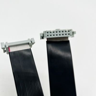 16 Pin IDC Flat PVC Ribbon Kablo 2.54mm Pitch Connector Özel Uzunluk