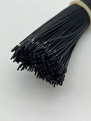 2.54mm Pitch 4 Pin Dupont Kablo Montajı UL1007 24awg Siyah Özel Uzunluk