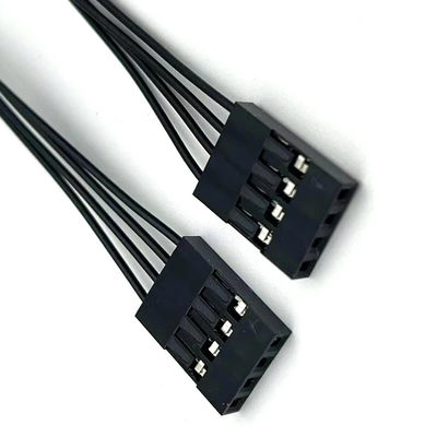 Özel Uzunluklu Elektrikli Tel Bağlantısı Dupont 4 Pin To JST SH 1.0 4 Pin Bağlantısı