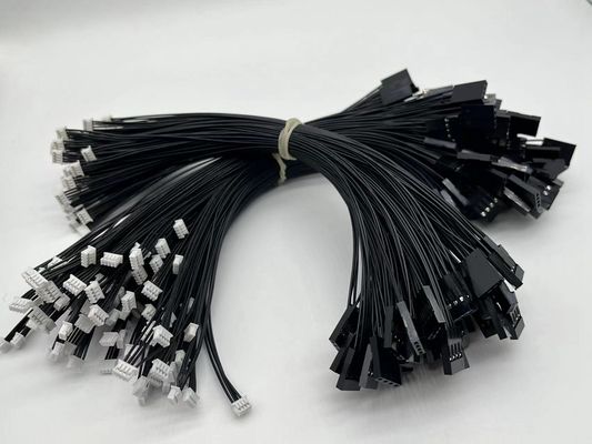 Özel Uzunluklu Elektrikli Tel Bağlantısı Dupont 4 Pin To JST SH 1.0 4 Pin Bağlantısı