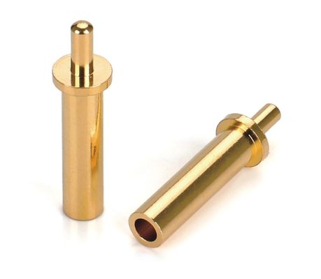 OEM CNC Brass İşlenmiş Pins Bağlantılar Otomatik Döner İşlemi Özel Boyut