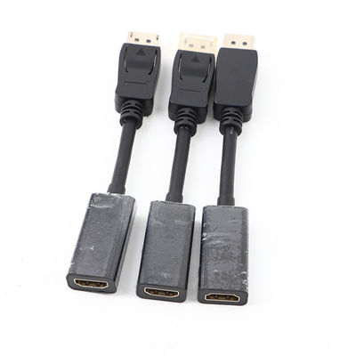 DP HDTV'ye Erkek Kadın HDTV Adaptörü Kablosu 4K 30HZ Hızlı Şarj Veri Aktarımı