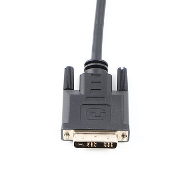 DVI 18 1 Erkeğe Erkeğe HD Kalıp Kablo Montajı OD6.0 HDTV için UL20276 30Awg