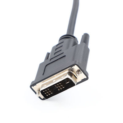 DVI 18 1 Erkeğe Erkeğe HD Kalıp Kablo Montajı OD6.0 HDTV için UL20276 30Awg