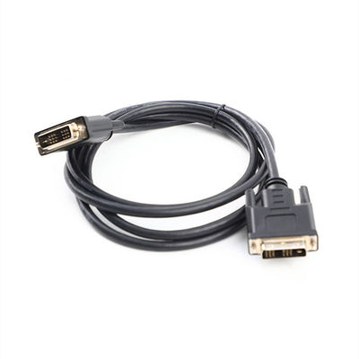 DVI 18 1 Erkeğe Erkeğe HD Kalıp Kablo Montajı OD6.0 HDTV için UL20276 30Awg