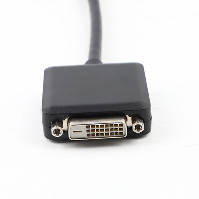 DP Erkek DVI Kadın Adaptör Kablosu 200mm Altın Palted PC TV Elektronik Bağlantısı için