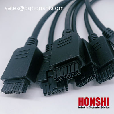 14 Pin Micro Fit 3.0 Overmolding Molded Cable Assembly UL20276 430251400 PVC Kablo
