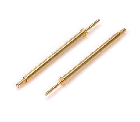 Bağlantı Makinesi Pinler 2.0x18.5mm Altın Kaplama Terminal Pin Bakır Kontakt Noktası Pin