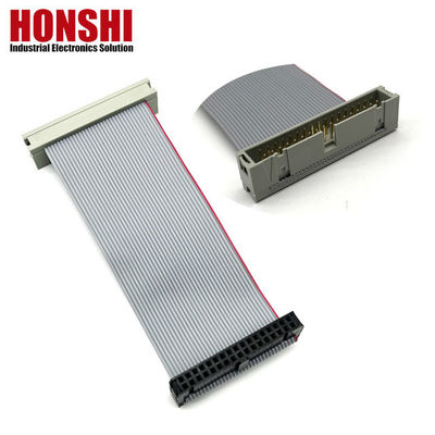 2.54mm IDC Socket To Male Connector 2nd row 14Contacts Flat Ribbon Kablo Montajı