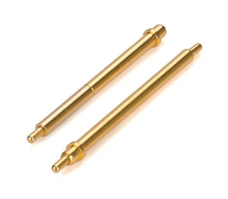 Bağlantı Makinesi Pinler 2.0x18.5mm Altın Kaplama Terminal Pin Bakır Kontakt Noktası Pin