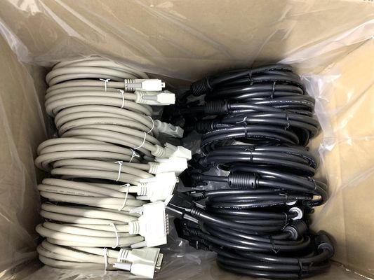 HPDB 100 Pin MDR Bağlantısı SCSI Kablo Montajı Bakır Kontakt Malzemesiyle Siyah Tel