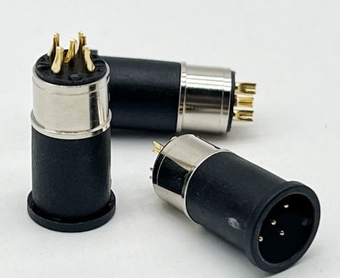 M12 5 Pin Kadın ve Erkek Panel Mount Multi Pin Dairesel Kablo Bağlantıları Su geçirmez