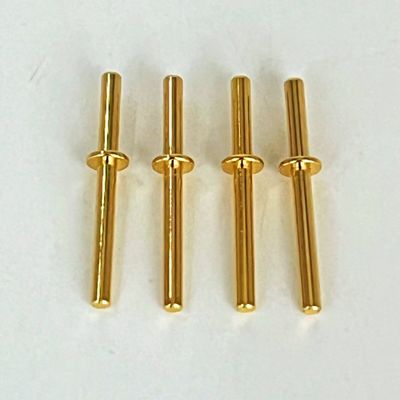 Altın kaplama tunç işlenmiş iğne 1.6x20mm CNC Dikey İşlem Merkezi için