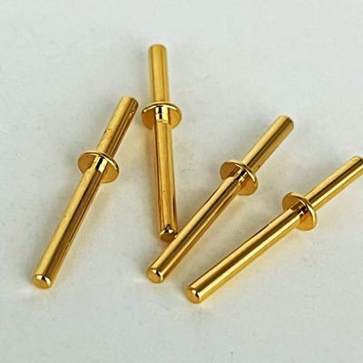 Altın kaplama tunç işlenmiş iğne 1.6x20mm CNC Dikey İşlem Merkezi için