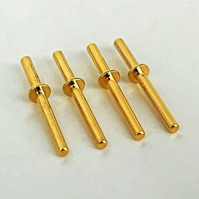 Altın kaplama tunç işlenmiş iğne 1.6x20mm CNC Dikey İşlem Merkezi için