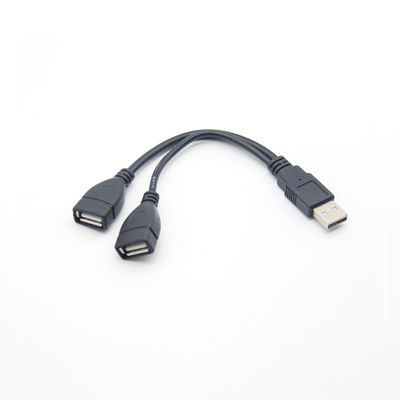 USB 2.0 Splitter A Erkeğe Kadına Micro B USB C Kablosu Cep Telefonları İçin Altın Kaplama