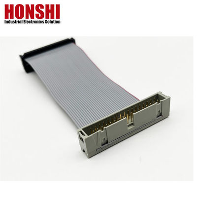 34 Pin Düz Kablo UL2651 28awg 2.54mm kurdele kablosu IDC Soket To Box Header