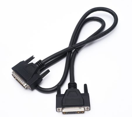 D Alt kalıplı kablo montajı Elektronik DB9 DB25 DB15 Kablo Erkeğe Erkeğe Kadın
