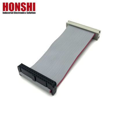 34 Pin Düz Kablo UL2651 28awg 2.54mm kurdele kablosu IDC Soket To Box Header