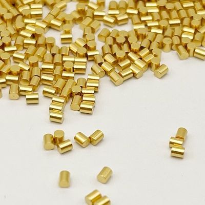 Özel İşlenmiş Pinler 1.8mm Diametresi 10u' 'Altın Kaplama Bakır Kontak Pin Erkek Cinsiyet