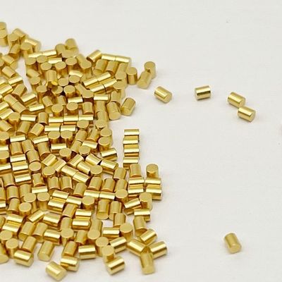 Özel İşlenmiş Pinler 1.8mm Diametresi 10u' 'Altın Kaplama Bakır Kontak Pin Erkek Cinsiyet