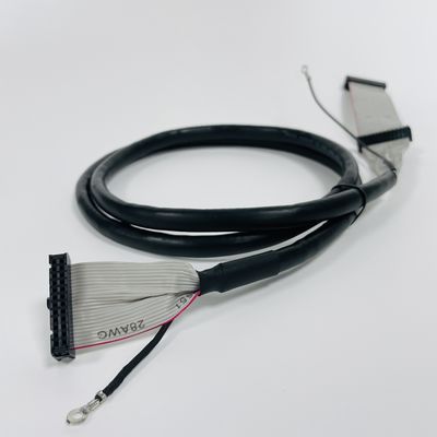 UL20706 IDC Yuvarlak Kablo 34pin 40pin Pitch 2.54mm IDC Elektronik Bağlantısı