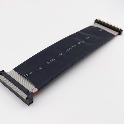 Özel 2.54mm Siyah Düz Kablo 6 Pin - 64 Pin IDC Düz Kurdele Kablo Montajı