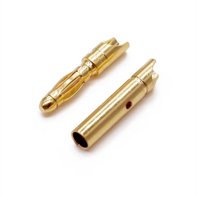 Banana Plug Precision İşlenmiş Multilam Pin Contact 4mm Solder Cup Termination