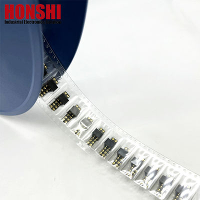 2.54mm Yüksek Akımlı Pogo Pin Bağlantısı Kadın 2x7P Altın Kaplama H2.5 SMT Tipi PCB için
