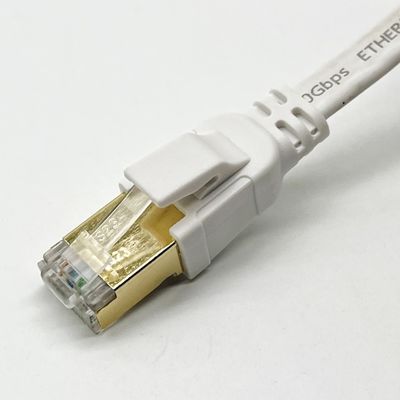 Özel Beyaz 1m Cat8 Ethernet Kablosu Ağ Bağlantısı için Rj45 Bağlantı Kablosu Lan Kablosu