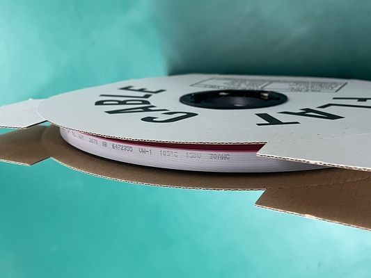 4 Pin - 64 Pin Özel Düz Kablo Gri Pitch 1.27mm Şerit Kablo 76.5 M/Roll