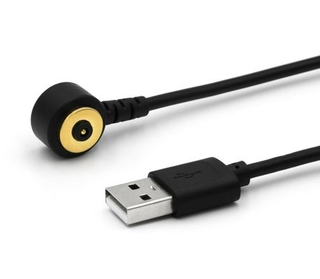 Yüksek Akım 3.0a Şarj Kablosu USB 2 Pin Dairesel Güç Şarj Adaptörü Manyetik Pogo Pin
