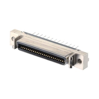 Çinko Alaşım Kabuk Malzemesi 68 Pin SCSI Bağlantı Kaynak Türü VHDCI HPCN Erkek