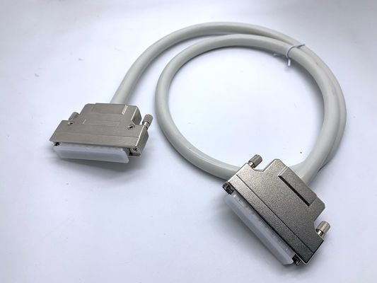 Özel Gri SCSI Bağlantı Kablosu 68 Pin 100 Pin Erkek Kablo Ul20276 28awg Kablo